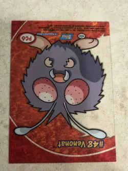 Topps 2000 Pokemon Venonat Clear Card #PC6 TV Animation - Image 2