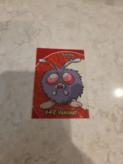 Topps 2000 Pokemon Venonat Clear Card #PC6 TV Animation - Image 3
