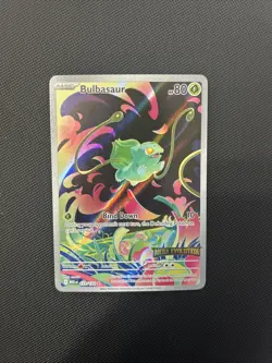 Bulbasaur (Mega Evolution Stamped) Illustration Rare 133/132 Promos Pokemon TCG - Image 3