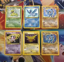 Vintage Pokemon Card Lot WOTC Cards Holo Articuno Zapdos - Image 1