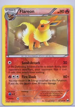 Flareon - 12/108 - Reverse Holo - Dark Explorers - Pokemon - LP - Image 1
