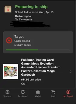 Pokemon Ascended Heroes Premium Poster Collection Mega Gardevoir DELIVERY 4/15 - Image 1