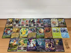 Pokemon *JUMBO* Card Lot Of 22 Oversized Cards Big V Max V Star Gx Ex Jolteon - Image 1