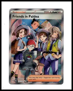 Friends in Paldea 137/131 Full Art Trainer Prismatic Evolutions Pokemon Card NM - Image 1
