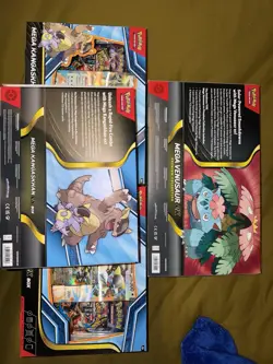 Pokemon Mega Kangaskhan EX Box & Mega Venusaur EX Premium Collection Sealed Box - Image 2