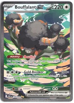 Bouffalant ex 170/086 Special Illustration Rare White Flare Pokemon - Image 1