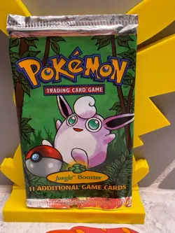 *EMPTY* 3 Pokemon Booster Pack Sleeves - Jungle Set - Image 2