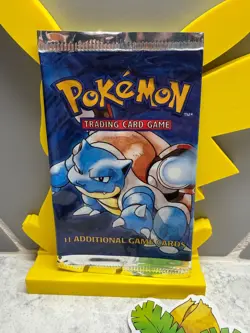 *EMPTY* 3 Pokemon Booster Pack Sleeves - Base Set - Image 5