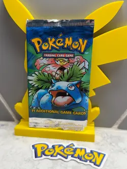 *EMPTY* 3 Pokemon Booster Pack Sleeves - Base Set - Image 5