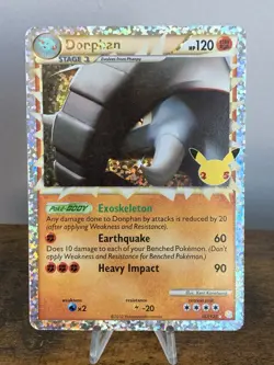 Pokemon TCG Donphan (Prime) Celebrations Classic Collection 107/123 NM - Image 1
