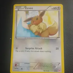 Pokemon Eevee XY Trainer Kit 13/30 Regular 60 HP English Common Basic - Image 1