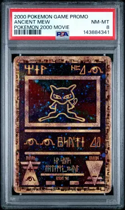 2000 Pokemon Game Movie Ancient Mew Pokemon 2000 Movie PSA 8 - Image 1