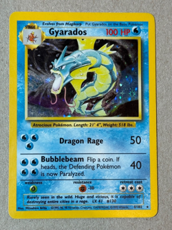 Pokemon TCG 1999 Base Set Gyarados Holo 006/102 - Image 1