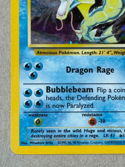 Pokemon TCG 1999 Base Set Gyarados Holo 006/102 - Image 5