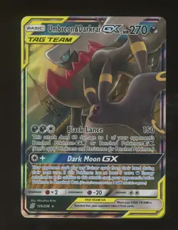 Pokemon Umbreon & Darkrai GX 125/236 Unified Minds TAG TEAM Ultra Rare Holo - Image 1