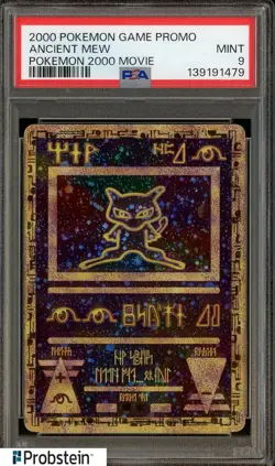 2000 Pokemon Game Promo Pokemon 2000 Movie Ancient Mew PSA 9 - Image 1