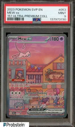 2023 Pokemon SVP EN 151 Ultra Premium Collection #053 Mew ex PSA 9 MINT - Image 1