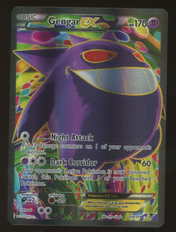 Gengar EX 114/119 X&Y Phantom Forces Ultra Rare Full Art Holo Pokemon Card - Image 1