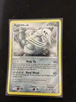 Pokemon TCG - Aggron - Mysterious Treasures 1/123 - Holo Rare - LP - Image 2