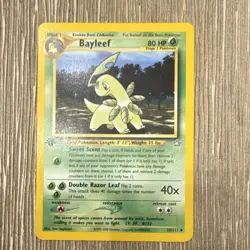Pokemon Bayleef Neo Genesis 1st Edition Uncommon Stage 1 80 HP 29/111 Regular - Image 1