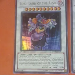 Yu-Gi-Oh! Storm of Ragnarok Loki Odin Thor Synchro Holo 1st Edition 3 Card Lot - Image 2