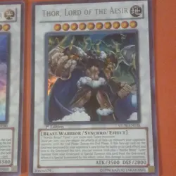 Yu-Gi-Oh! Storm of Ragnarok Loki Odin Thor Synchro Holo 1st Edition 3 Card Lot - Image 4