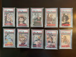 One Piece 25th anniversary english sequential set PSA 10 (Robin/Tony are PSA 9) - Image 1
