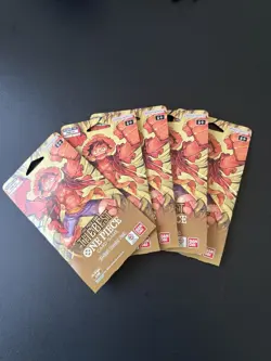 5x One Piece THE BEST Sleeved Booster Pack Sealed Lot English - Image 1