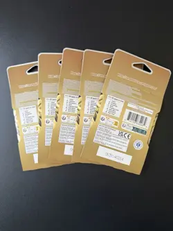 5x One Piece THE BEST Sleeved Booster Pack Sealed Lot English - Image 2