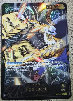 One Piece Rob Lucci SP Eb-02 Op07-079 English Card Game - Image 2