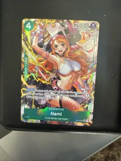 English One Piece Nami Alt Art OP14-031 The Azure Sea's Seven - Image 1