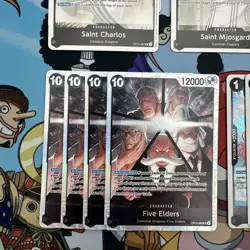 One Piece TCG OP13 Competitive IMU / 5 Elders Sleeved Competitive Deck + Dons!! - Image 2
