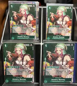 1x EN Jewelry Bonney ST02-007 Tournament Pack Vol. 3 [Winner] One Piece Promo NM - Image 1