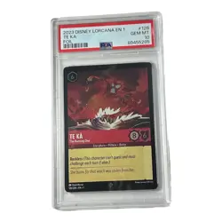 2023 Disney Lorcana The First Chapter Te Ka - The Burning One #126 FOIL PSA 10 - Image 1