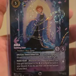 Disney Lorcana ENCHANTED Anna-Soothing Sister - Image 3