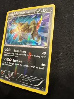 Krookodile Holo Shiny Secret Rare Card 127/124 Dragons Exalted B025 - Image 3
