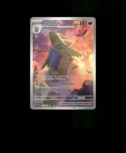FAN-ART READ DESCRIPTION BELOW Glossy HOLO Tyranitar Pokemon Card p1 - Image 1