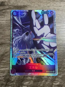 Enel SR OP15-060 Japanese ONE PIECE Card Adventure on KAMI’s Island - NM - Image 1