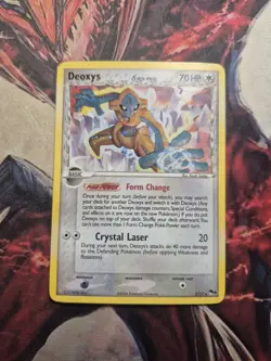 Deoxys 2/17 Pokemon TCG Pop Series Holo Foil Rare Card Moderately Played MP - Image 1