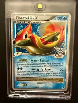 Pokemon TCG Floatzel GL LV.X Holo Ultra Rare Card 104/111 Rising Rivals 104/111 - Image 1