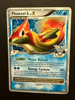 Pokemon TCG Floatzel GL LV.X Holo Ultra Rare Card 104/111 Rising Rivals 104/111 - Image 2