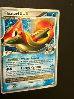 Pokemon TCG Floatzel GL LV.X Holo Ultra Rare Card 104/111 Rising Rivals 104/111 - Image 4