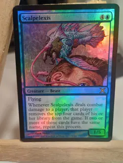 Scalpelexis FOIL 10th Edition NM Blue Rare MAGIC THE GATHERING CARD ABUGames - Image 1