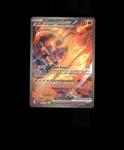 FAN-ART READ DESCRIPTION BELOW Glossy HOLO Moltres Card Moltres Pokemon Card p1 - Image 1