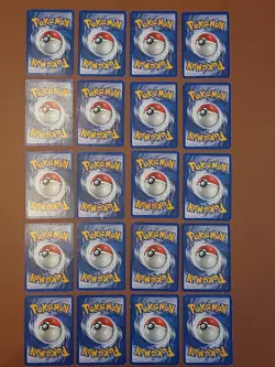 Pokemon Base Set Shadowless Lot (33 Cards) Vintage WOTC – Damaged/Creased - Image 2