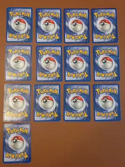 Pokemon Base Set Shadowless Lot (33 Cards) Vintage WOTC – Damaged/Creased - Image 4