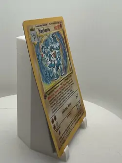 Machamp 1st Edition Holo Base Set 8/102 Pokemon Card WOTC Vintage LP/MP - Image 3