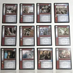 Decipher Lord of the Rings TCG 7R/8R 12 Rare Card Lot Rohirrim Eowyn Theoden - Image 1