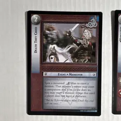 Decipher Lord of the Rings TCG 7R/8R 12 Rare Card Lot Rohirrim Eowyn Theoden - Image 2