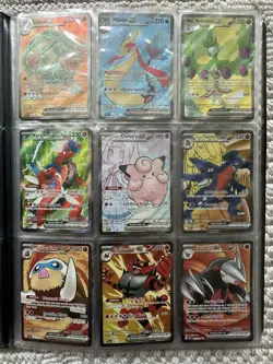 100+ Pokemon TCG Card Binder Lot: GX, SIR, SAR, EX, VMAX, V, IR, AR, Gold - Image 3